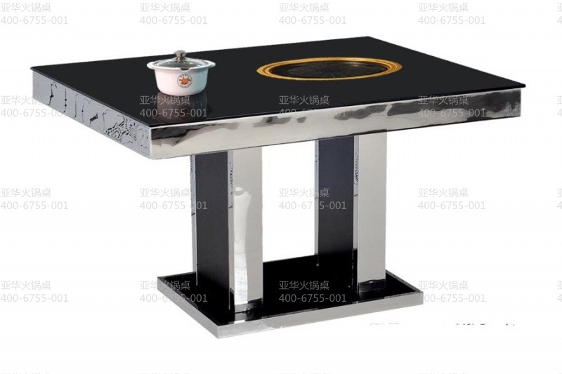 011-AE玻璃系列烤涮一体桌